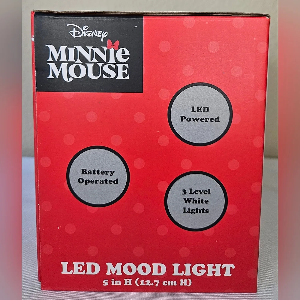 Disney Minnie Mouse Color Changing LED Mood Light NIB